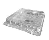 Blister für Gebäck/Brötchen APET 24x23,2x4,7cm - 210 Stk./Karton