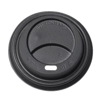 Deckel Schwarz (PS) für Becher 70mm/6oz - 1.000 Stk/Pck