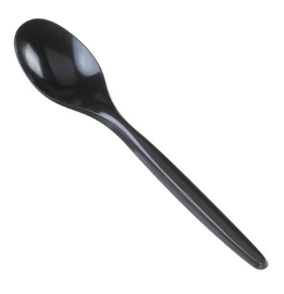 Kunststofflöffel Deluxe Schwarz 3,8g/175mm 2000 Stück/Paket