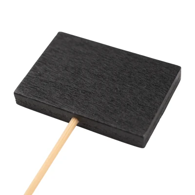 Piekser mit schwarzer Kreidetafel - 100 Stk/Pck