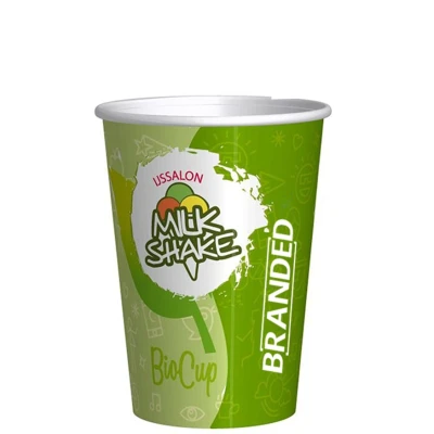Öko-Milchshakebecher bedruckt PLA 300cc/12oz