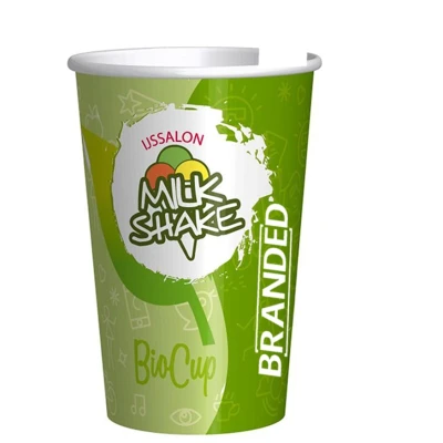 Biologische Milchshakebecher bedrucken PLA 400cc/16oz