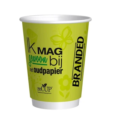 Doppelwandiger Becher bedrucken reCUP™ 300cc/12oz