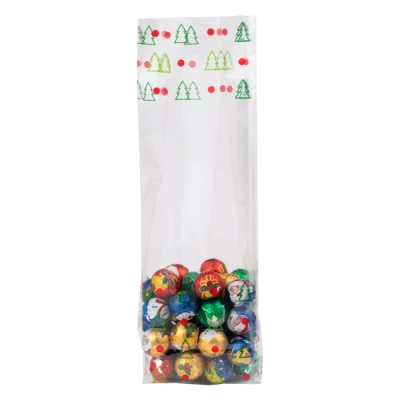 Blockbodenbeutel 70 + 40 x 220 mm Weihnachten - 1.000 Stück