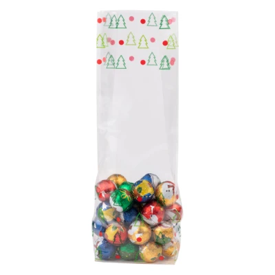 Bodenbeutel 80 + 50 x 250 mm Weihnachten - 1.000 Stück