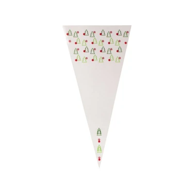 Weihnachts-Spitztüten - 180 x 370 mm - 0,5 Pfund - 1.000 Stück