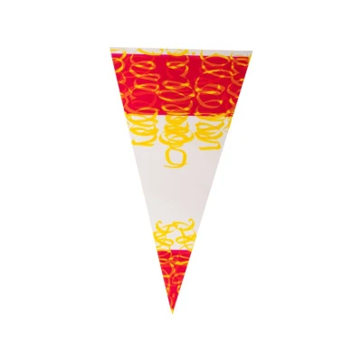 Spitztüte Rot/Gelb - 180 x 370 mm - 0,5 Pfund - 1.000 Stück