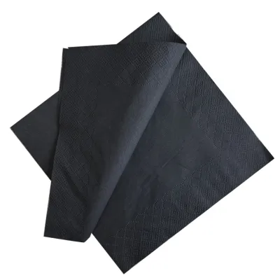 Servietten Zellulose 2-lagig 33x33cm Schwarz - 3.000 St./Karton