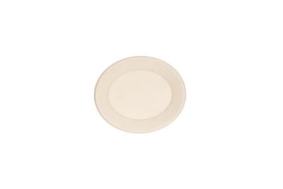 Ovales Zuckerrohrbrett - 160x190mm - Beige - 500 Stk./Ktn.