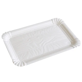 Kartonschale (100x160 mm) - Weiß - Rechteckig - 2000 Stk/Pck