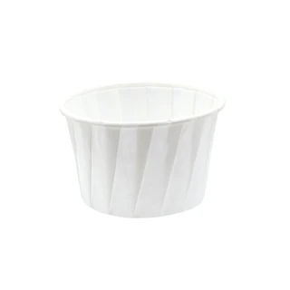 Saucenbecher 90ml - Papier ø6,3x4,1cm - Weiß - 5.000 Stk/Karton