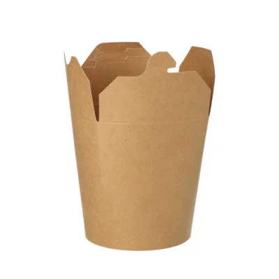Nudel- & Wok-to-go-Box - Kraft - Karton - 470ml - 100% Fair