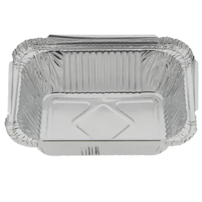 Rechteckige Aluminiumschale 260ml 130×100×42mm – 1.000 Stk/Pkg.