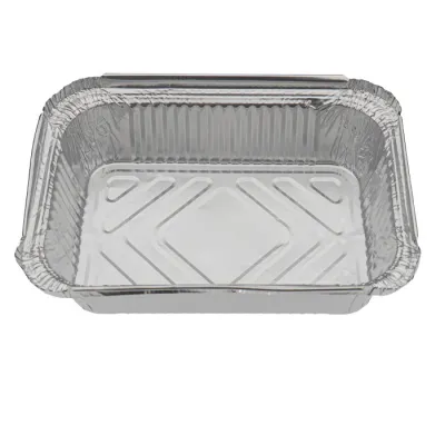 Rechteckige Aluminiumschale 700ml 185×135×50mm – 1.000 Stk./Kt.