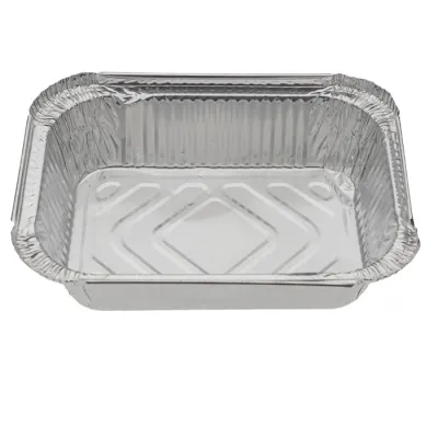 Rechteckige Aluminiumbehälter 900ml 195×145×55mm – 1.000 St./Karton