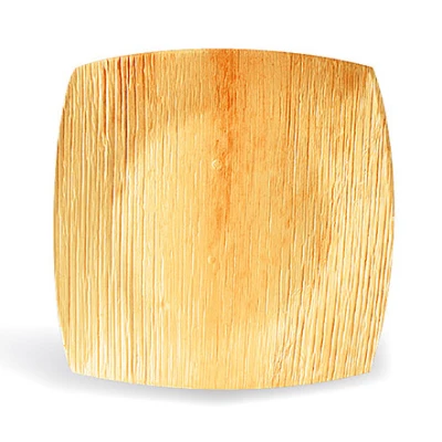 Palmblatt Teller Quadratisch 1-Fach 26x26cm - 60 St./Pack