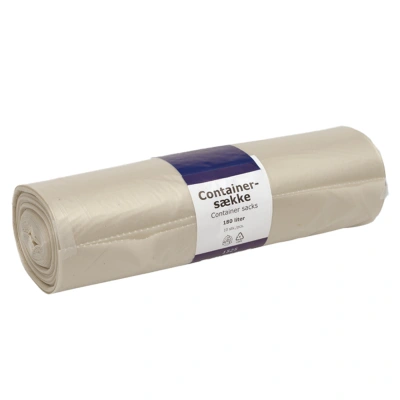 Transparenter Containerbeutel LDPE - 40mu - 114x150cm 180 Liter - 120 Stück