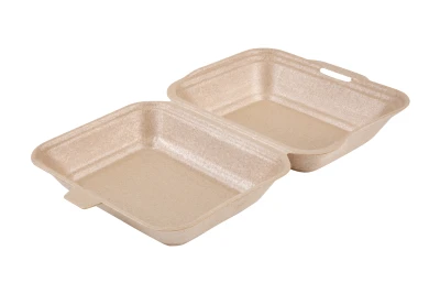 EPP Mahlzeit-Box - Champagner - 278x266x36,5 mm - 360 Stk/Karton