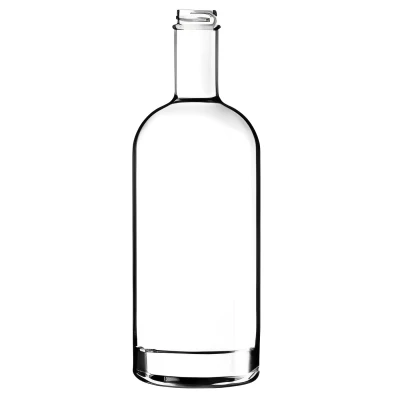 Glazen Fles Oslo – 1 Liter – Unbedruckt – 36 Stk/Karton