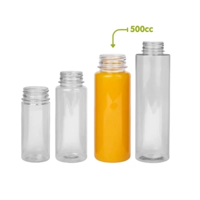 Rechte Flaschen (M) - 500 ml - 108 Stk./Karton