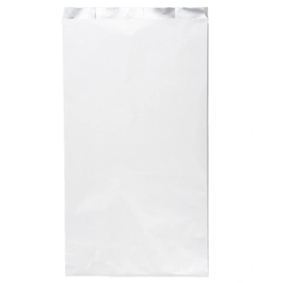 Papiertasche für Grillgut mit Aluminiuminnenseite - Weiß - 35x20x9cm - 250 St./Pkg.