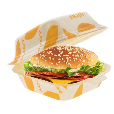 XPS-Hamburgerbox Weiß - 500 Stk./Karton