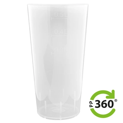 Hardcups PP360® - 500cc (max) - 200 Stk./Packung