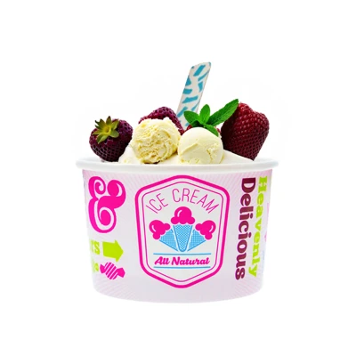 Eisbecher Rosa 130ml/4oz - 1.000 Stk/Karton