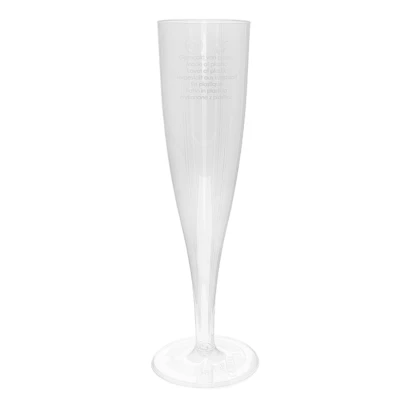 Kunststoff-Champagnerglas Budget 1-teilig 100cc (PS) – 100 Stk./Pck.