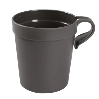 Wiederverwendbarer Becher PP - 250cc - Holzkohle Grau - 72 St/kt.