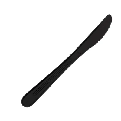 Wiederverwendbares Messer 190 mm Schwarz PPMF – 1.000 Stk./Karton