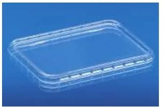 DECKEL 390 KLAR PET 180X135X8,5MM P400