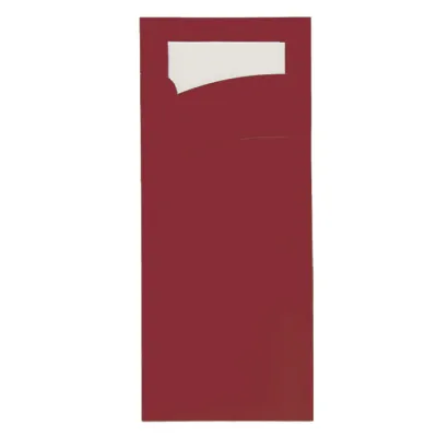 POCHETTE BORDEAUX 95X220MM