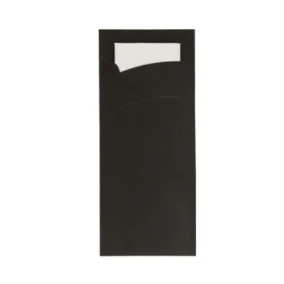 POCHETTE SCHWARZ 85X190MM