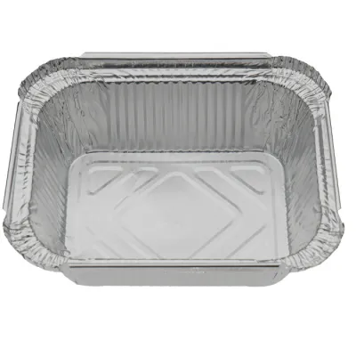 Aluminiumschale rechteckig 450 ml 150×120×50 mm – 1000 St./Karton.
