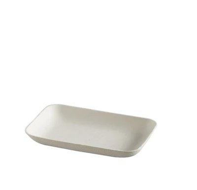 Bagastro Teller rechteckig 120x80x15 mm - 40 Stück