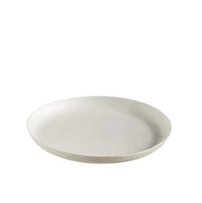 Bagastro Zuckerrohr-Teller Rund Weiß/120mm - 40 Stück