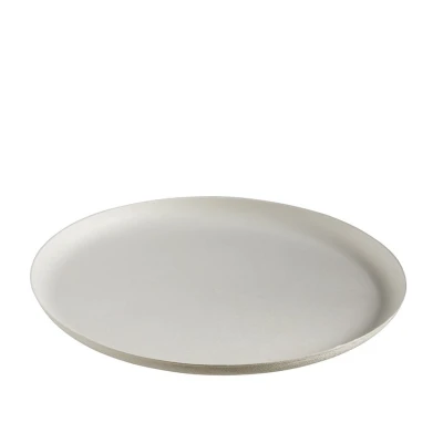 Bagastro Zuckerrohr-Teller Rund Weiß/160mm - 40 Stück