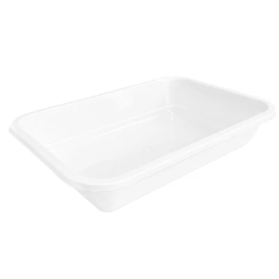 Lebensmittelbehälter ECOFIT PP Weiß 187x137x36mm - 500 Stk./Pkg.