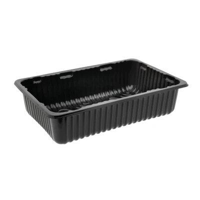 Kilotray 1KG Schwarz OPS 280x180x70mm - 1.540Stk/Karton