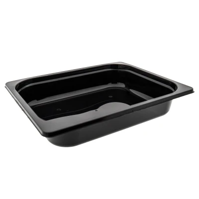Kunststoffbehälter PP 1/2 G IM Schwarz 60mm - 720Stk/Karton
