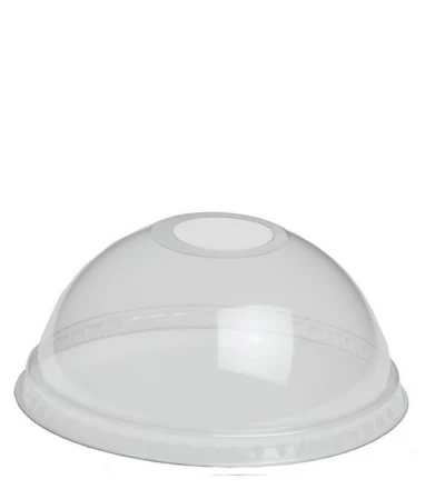 Dome-Deckel (PET) Ø93mm mit Öffnung - 1.000 Stk./Karton