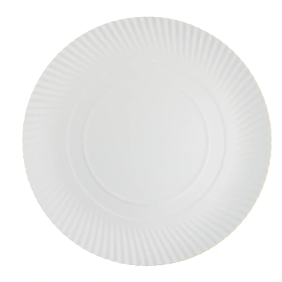 Pappplatte (rund) - Ø34 cm · 2 cm Weiß - 200 Stk./Pkg.
