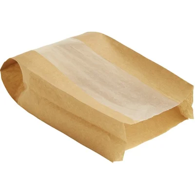 Kraft-Brotbeutel mit Fenster - 40x15cm - 1000 Stk/Karton