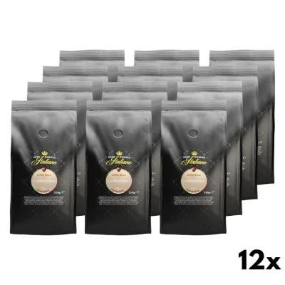 Cappuccino-Kaffeebohnen - Gran Maestro Italiano 12x250g