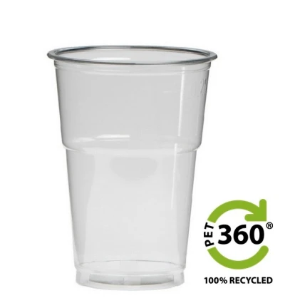 Nachhaltiges Bierglas aus Kunststoff PET360® 250cc (max. 300cc) – 1.250 St./Karton