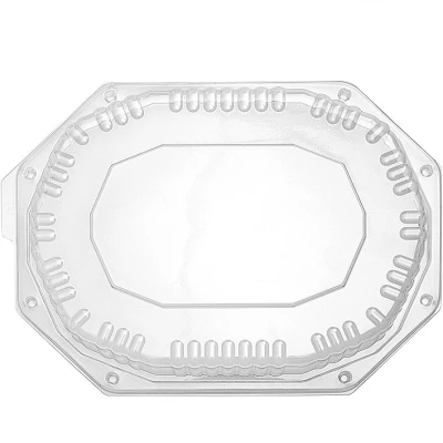 APET-Deckel für Cateringschale CS335 33,5X25X4,4cm - 100 Stk./Pack.