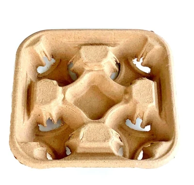 Papptrays für 4 Becher - 250 Stk./Karton
