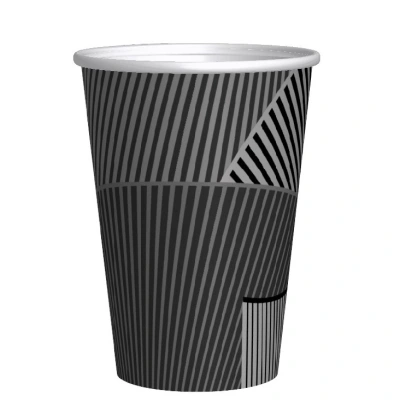 Kaffeebecher - Wellen - Karton - 180cc/7oz