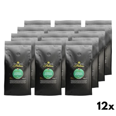 Espresso Elegante Kaffeebohnen - Gran Maestro Italiano 12x250g